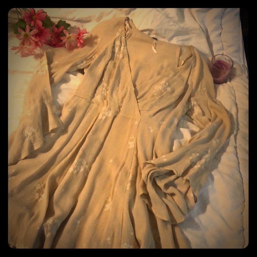 Free people romper dress!